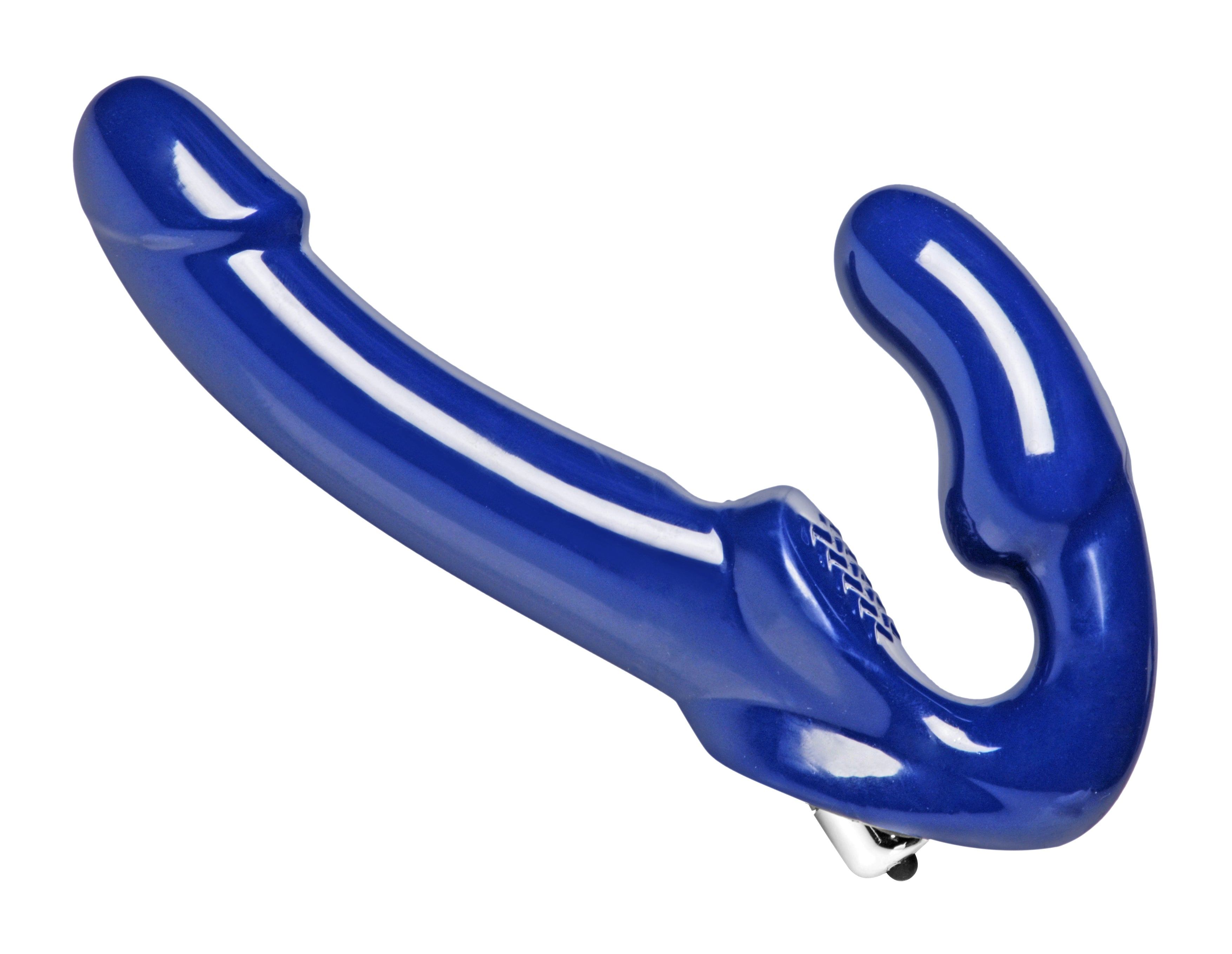 Xr Revolver 2 Vibrating Strapless Strap On Dildo Toy Blue > Realistic Dildos and Vibes > Strapless Strap Ons
