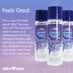 Skins Fusion Hybrid Silicone and Water-Based Lubricant 130ml Bottle > Lube > Hybrid
