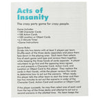 Acts of Insanity - Adult Interactive Acting Party Card Game > Novelties > Games