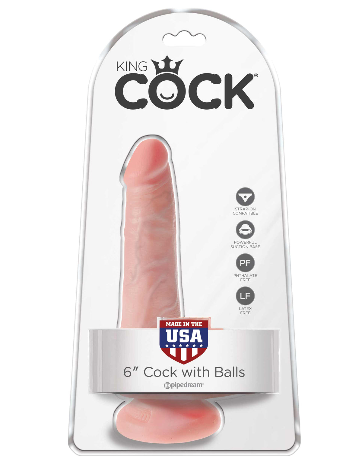 King Cock Realistic Dildo with Balls – 6 to 11 Inch > Dildos > Realistic Dildos