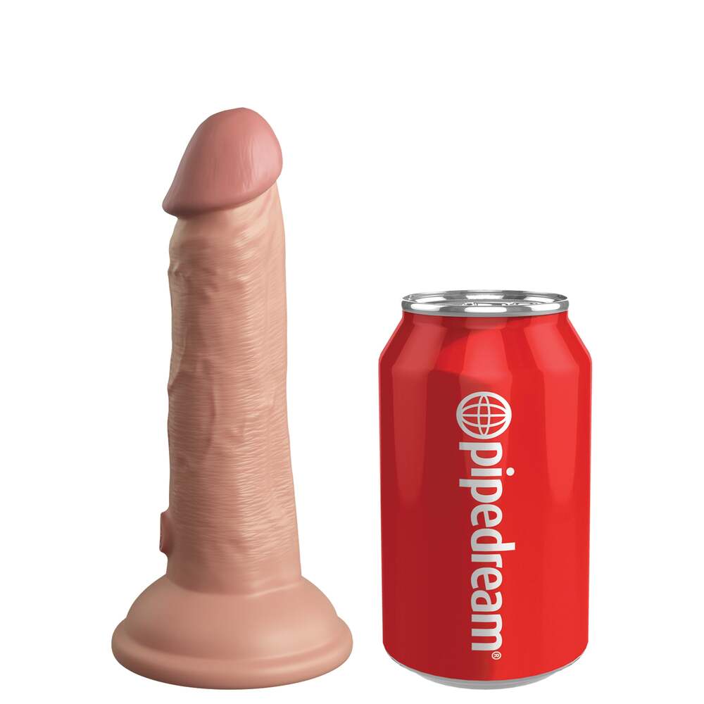 King Cock Elite 6 Inch Dual Density Dildo Caramel > Realistic Dildos and Vibes > Penis Dildo
