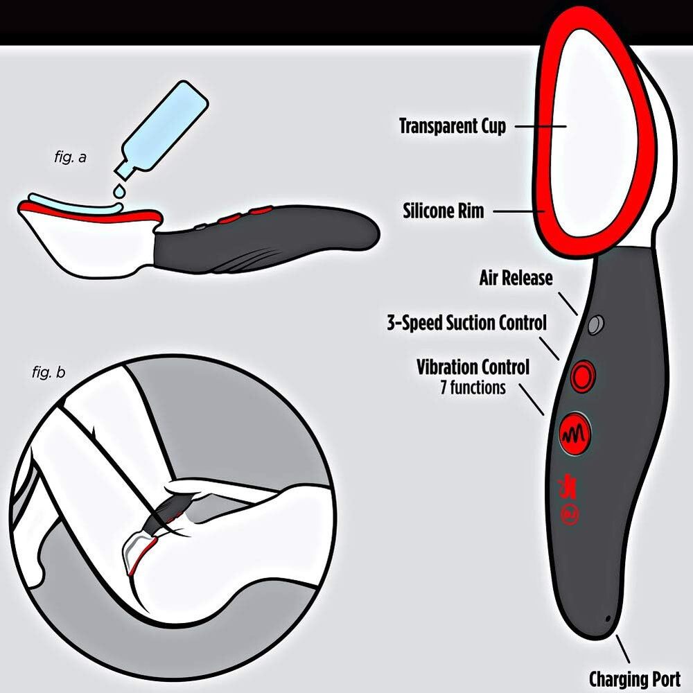 Kink Pumped Rechargeable Automatic Vibrating Pussy Pump > Sex Toys For Ladies > Female Pumps