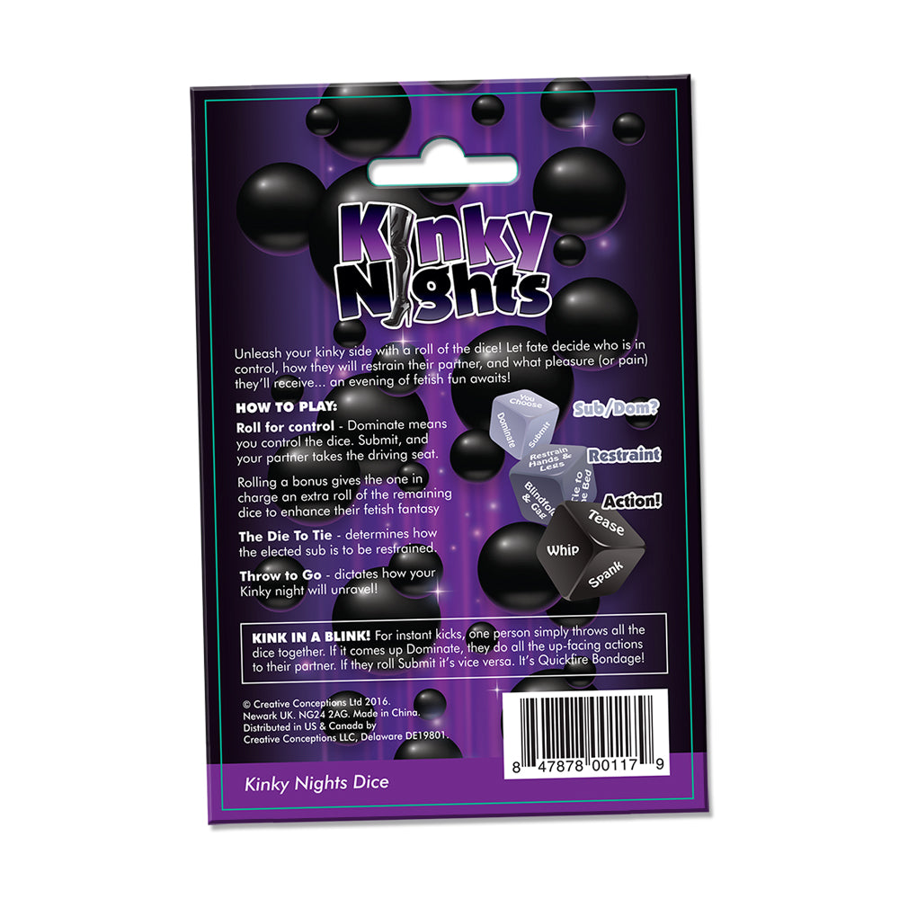 Kinky Nights Dare Dice – Adult Game with Intimacy and Exploration Challenges > Novelties > Games