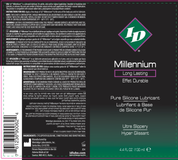 ID Millennium Silicone Lubricant 4.4 Oz – Long-Lasting Waterproof Silicone Lubricant