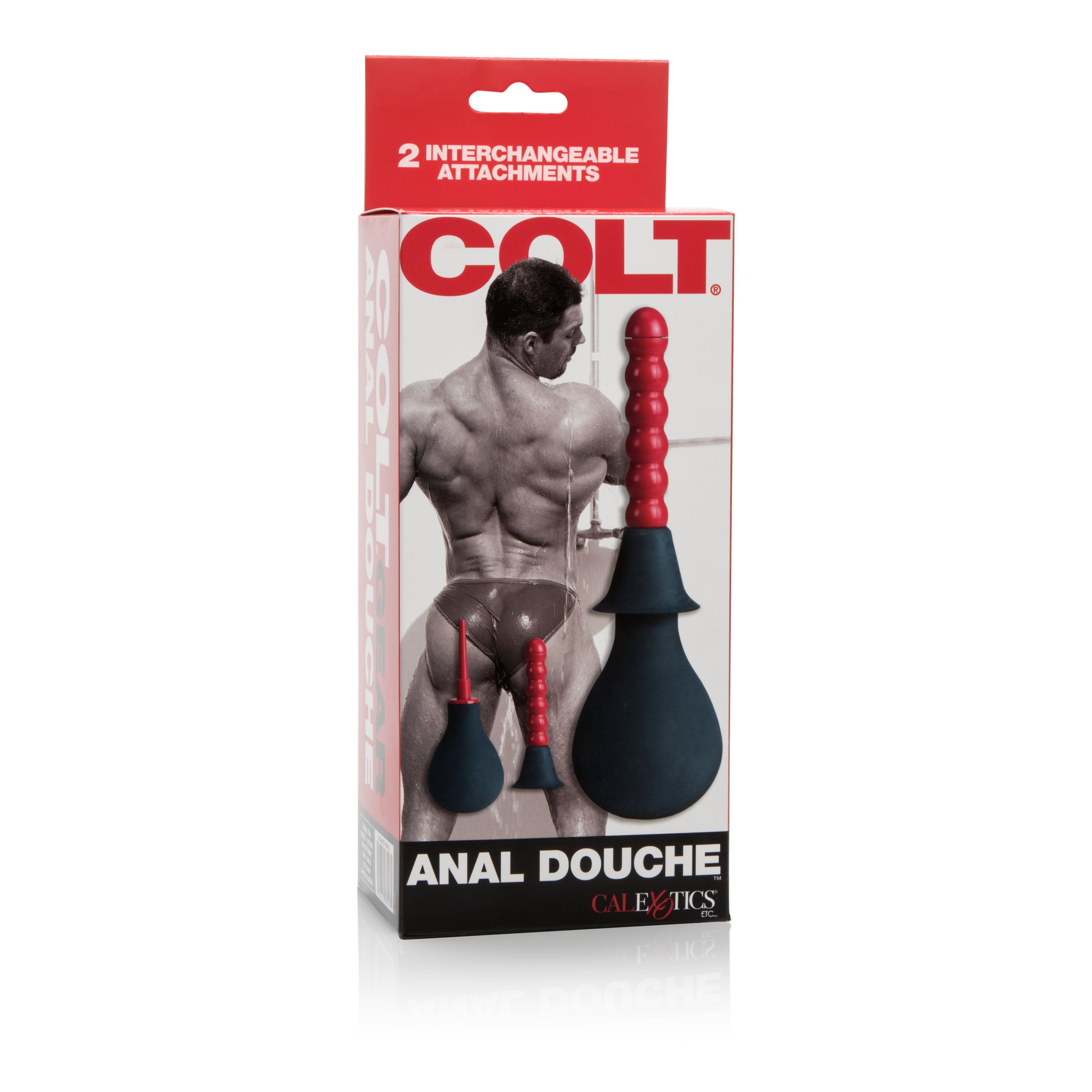 Colt Anal Douche – Reusable Dual Attachment Anal Cleaning System with ABS Plastic and Rubber > Essentials > Douches