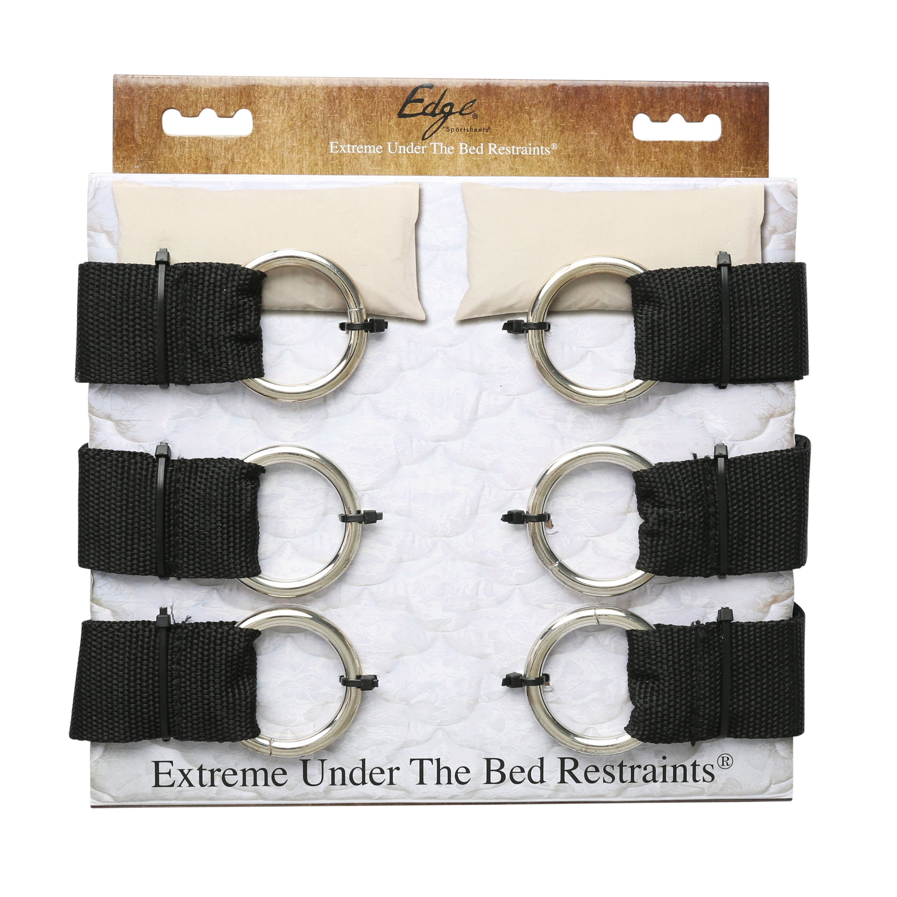 Sportsheets Edge Extreme Under the Bed Bondage Restraint System – Adjustable Strap Restraints > Bondage Gear > Bed Restraints