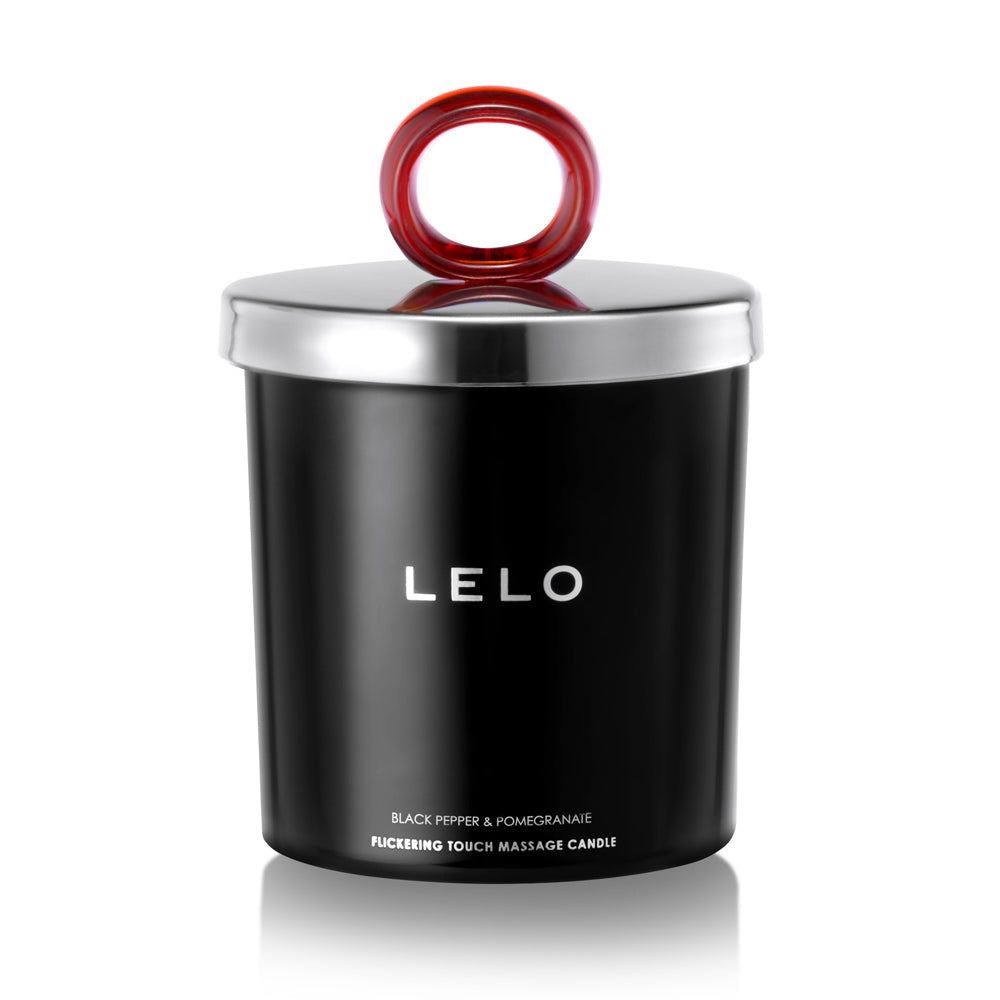 Lelo Black Pepper And Pomegranate Flickering Touch Massage Candle Default Title Massage Candles