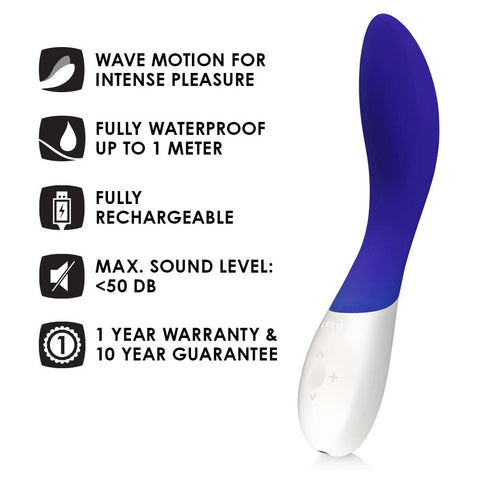 Lelo Mona Wave Vibrator Midnight Blue > Sex Toys For Ladies > G-Spot Vibrators