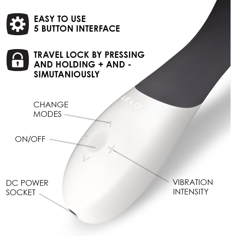 Lelo Mona Wave Black Vibrator > Sex Toys For Ladies > Standard Vibrators