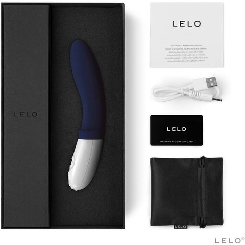 Lelo Billy 2 (Deep Blue) – Rechargeable 6.5-Inch Prostate Massager Silicone Vibrator > Anal Range > Prostate Plugs