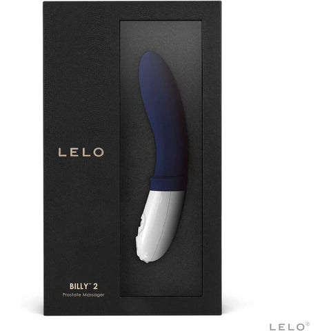 Lelo Billy 2 (Deep Blue) – Rechargeable 6.5-Inch Prostate Massager Silicone Vibrator > Anal Range > Prostate Plugs