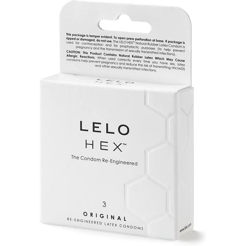 Lelo Hex Original Condoms 3 Pack Default Title Condoms