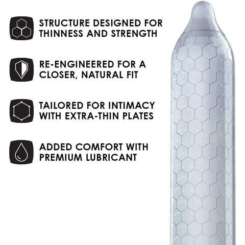 Lelo Hex Original Condoms 3 Pack Condoms