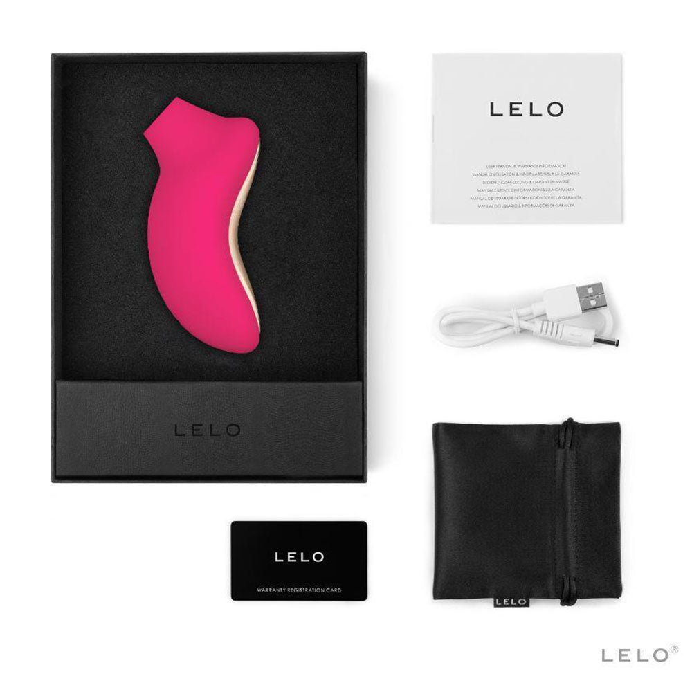 Lelo Sona Cerise Clitoral Masager > Sex Toys For Ladies > Clitoral Vibrators and Stimulators