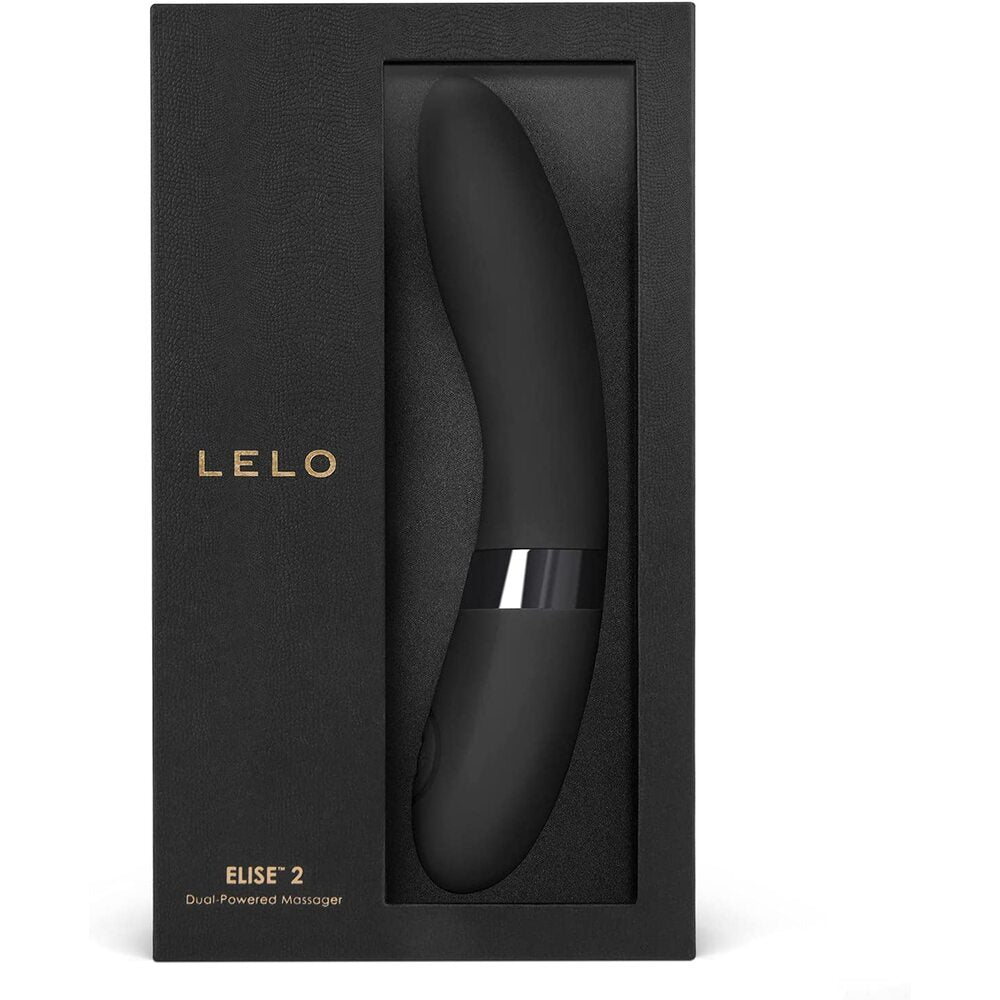Lelo Elise 2 Dual Powered G Spot Vibrator Black Vibrators