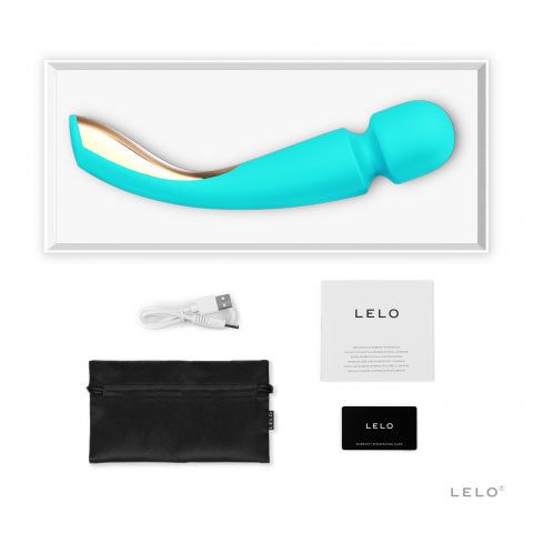 Lelo Smart Wand 2 Large Aqua > Sex Toys For Ladies > Wand Massagers and Attachments