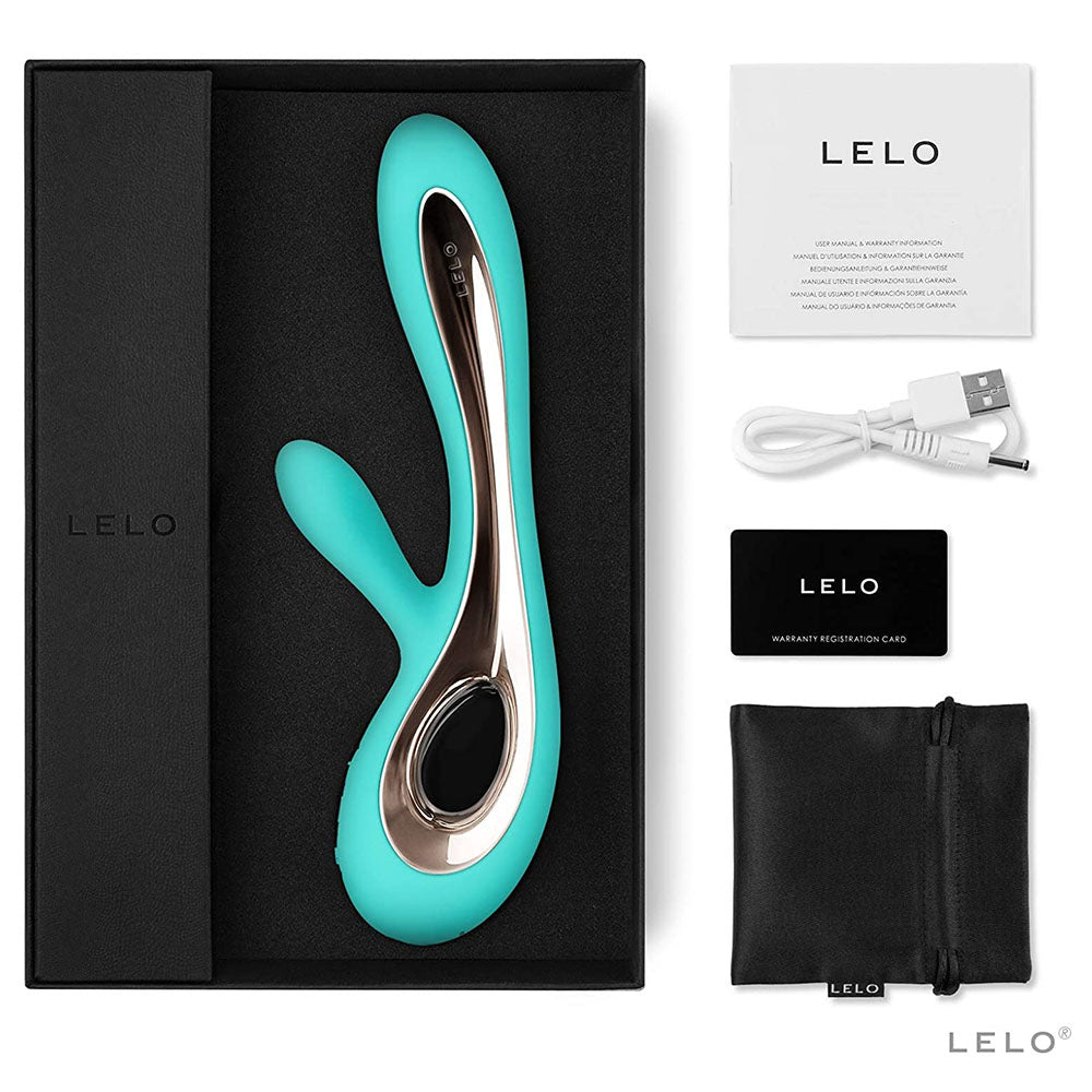 Lelo Soraya 2 Dual Rabbit Vibrator Aqua VIBRATORS-RABBIT