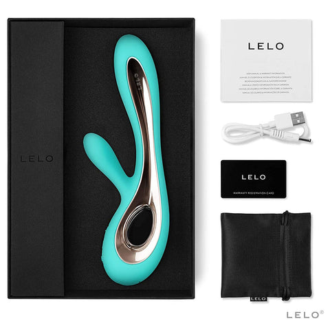 Lelo Soraya 2 Dual Rabbit Vibrator Aqua VIBRATORS-RABBIT
