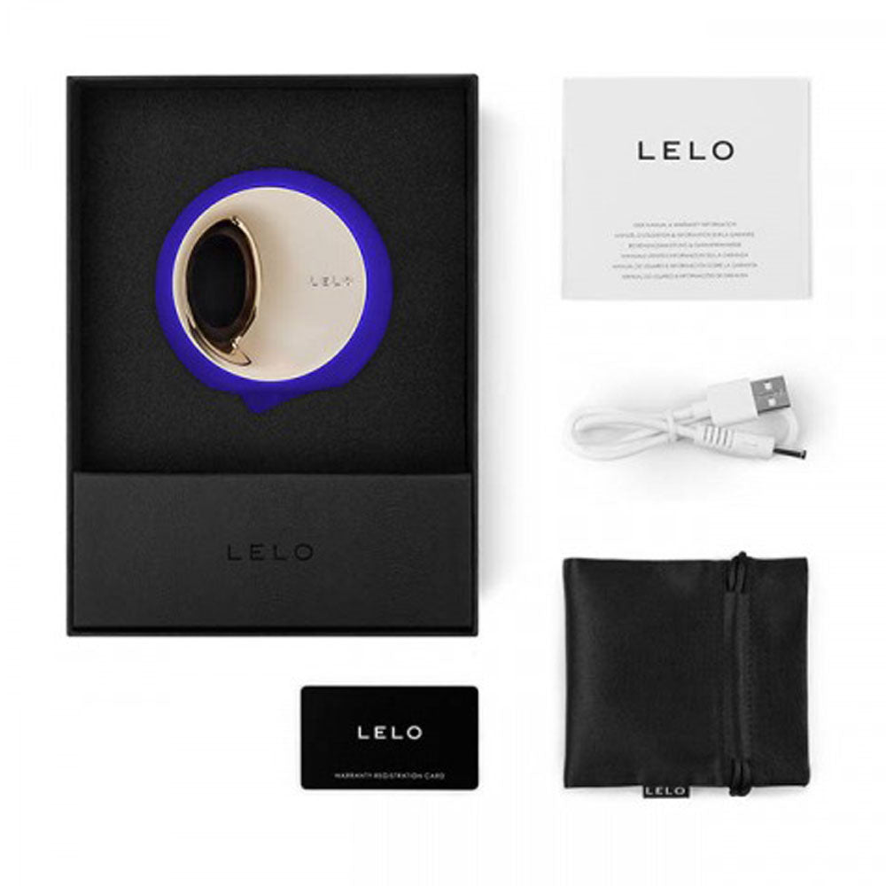 Lelo Ora 3 Deep Midnight Blue Oral Sex Stimulator > Sex Toys For Ladies > Clitoral Vibrators and Stimulators