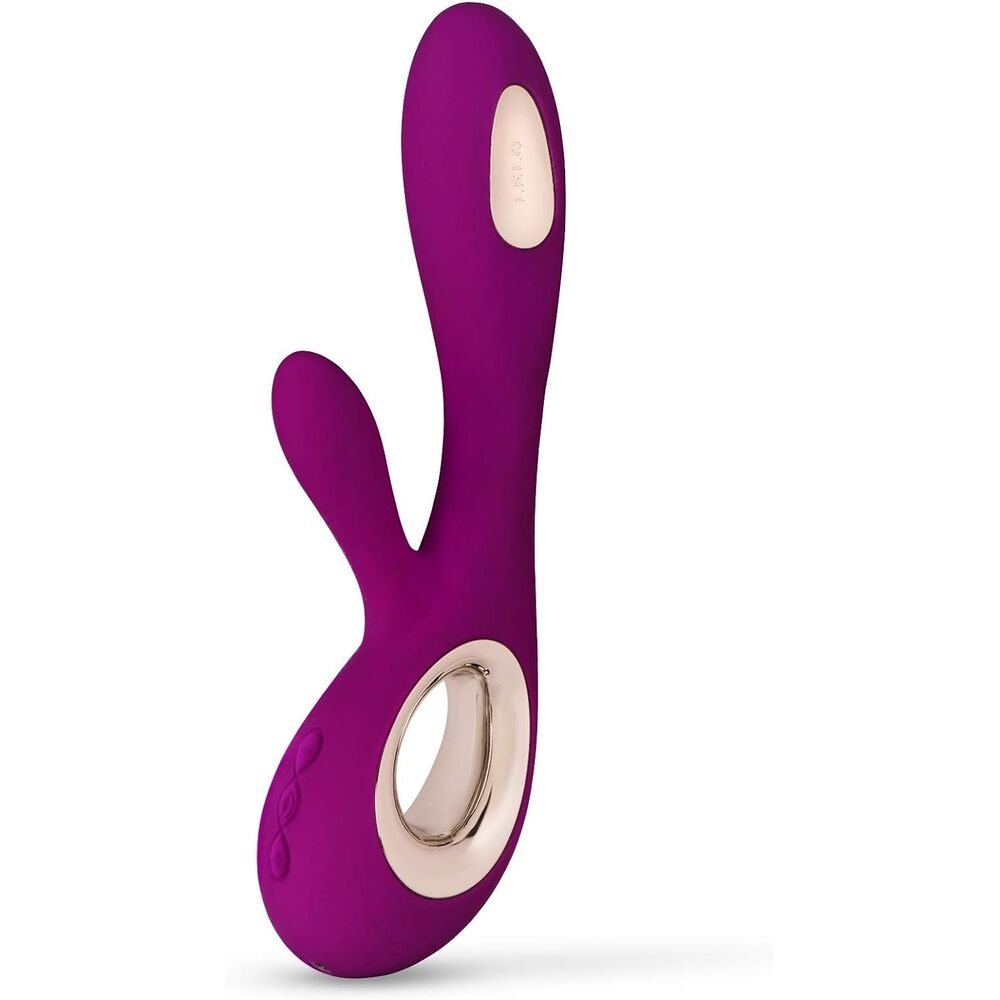 Lelo Soraya Wave Rose Dual Waterproof Rechargeable Vibrator VIBRATORS-RABBIT