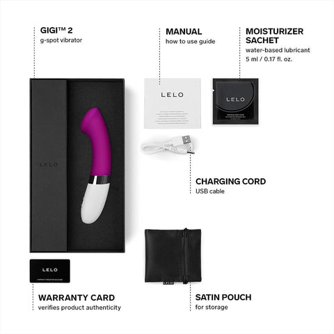 Lelo Gigi 2 Deep Rose G Spot Vibrator Vibrators