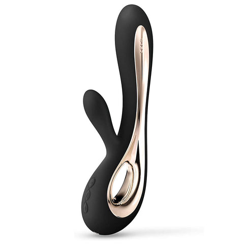 Lelo Soraya 2 Dual Rabbit Vibrator Black Default Title VIBRATORS-RABBIT