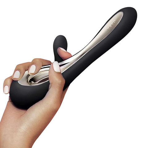 Lelo Soraya 2 Dual Rabbit Vibrator Black VIBRATORS-RABBIT