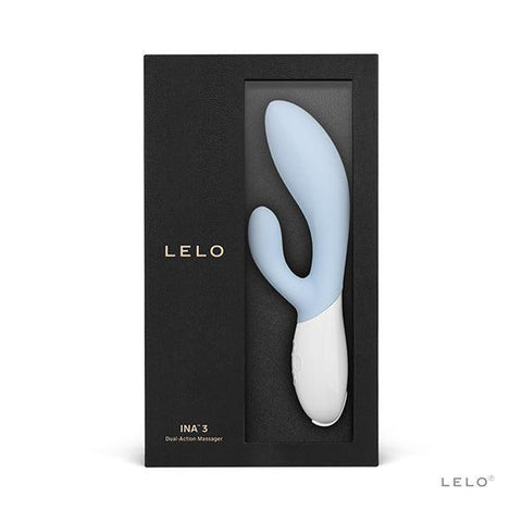 Lelo Ina 3 Dual Action Massager Seafoam VIBRATORS-RABBIT-MULTI