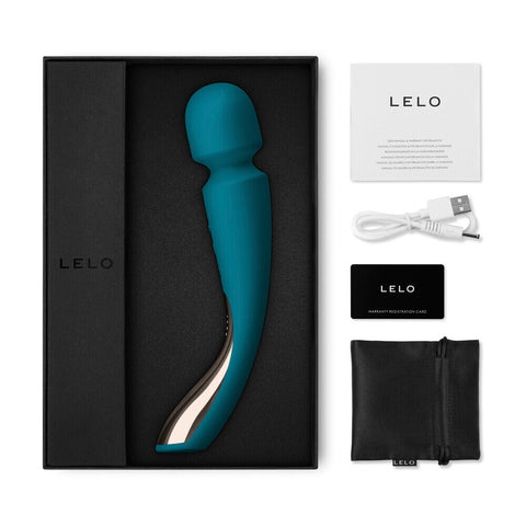 Lelo Smart Wand 2 (Ocean Blue) – Luxury Full-Body Massager Electric Massager