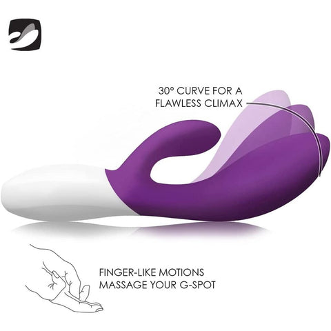 Lelo Ina Wave 2 Luxury Rechargeable Vibe Plum VIBRATORS-RABBIT