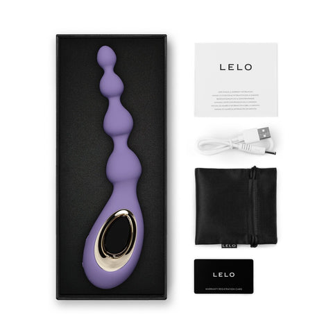 Lelo Soraya Anal Beads Massager Violet Dusk > Anal Range > Anal Beads