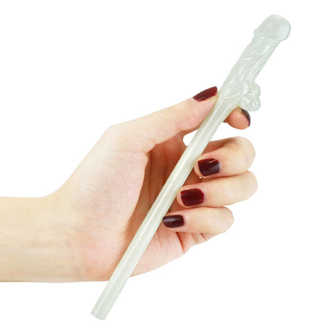 Lovetoy Pack Of 9 Willy Straws Glow In The Dark Bachelor & Bachelorette Items