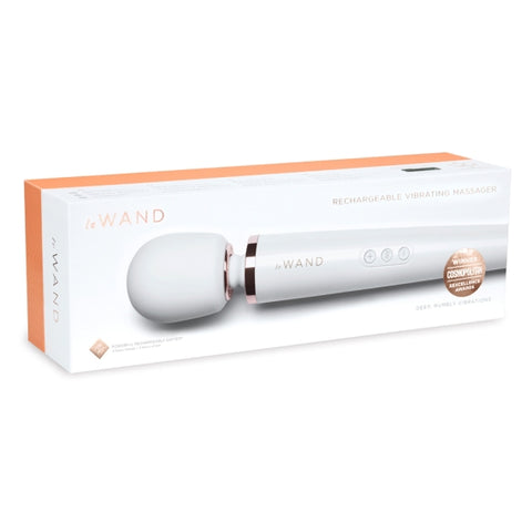 Le Wand Rechargeable White Massager Default Title > Sex Toys For Ladies > Wand Massagers and Attachments