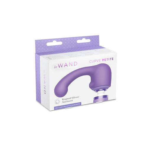 Le Wand Curve Weighted Silicone Petite Wand Attachment > Sex Toys For Ladies > Wand Massagers and Attachments