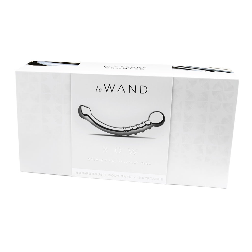 Le Wand Bow Stainless Steel Dildo – Sleek Curved Stainless Steel Dildo 7 Inches Silver > Dildos > Neutral Dildos