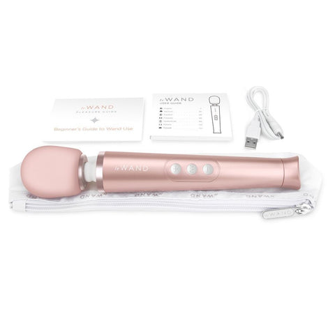 Le Wand Petite Gold Travel Rechargeable Wand > Sex Toys For Ladies > Wand Massagers and Attachments