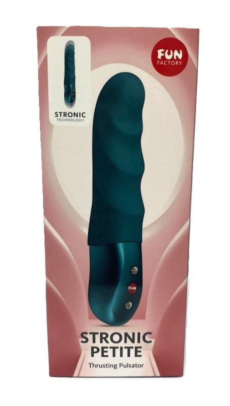 Fun Factory Stronic Petite – USB Rechargeable Mini Thrusting Vibrator Green > Vibrators > Standard Vibrators
