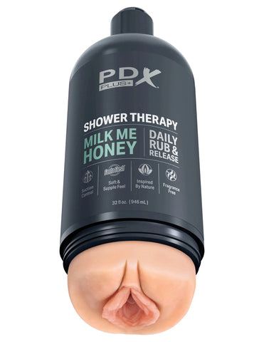 Pipedream PDX Plus Shower Therapy Milk Me Honey Light – Practical Male Masturbator > Sex Toys For Men > Masturbators > Manual