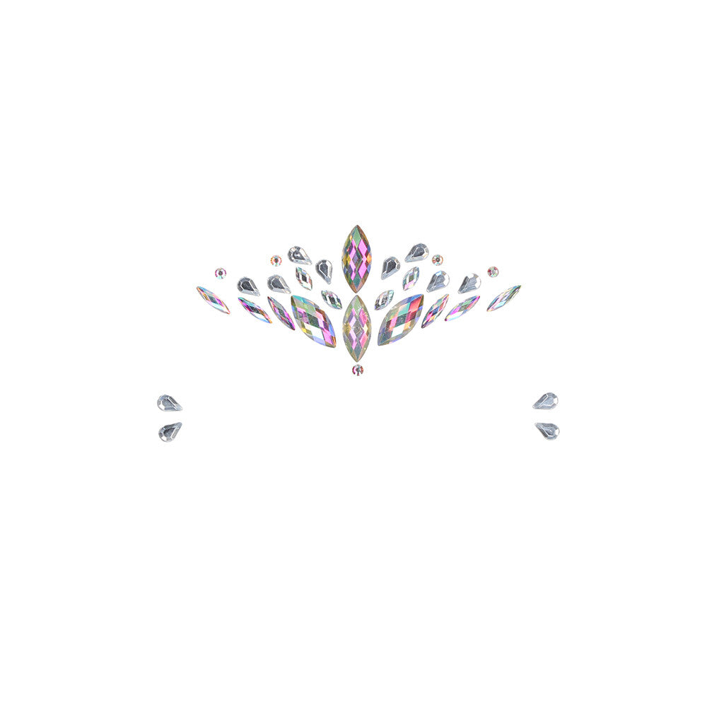 Le Desir Dazzling Crowned Face Bling Sticker > Clothes > Body Jewellery