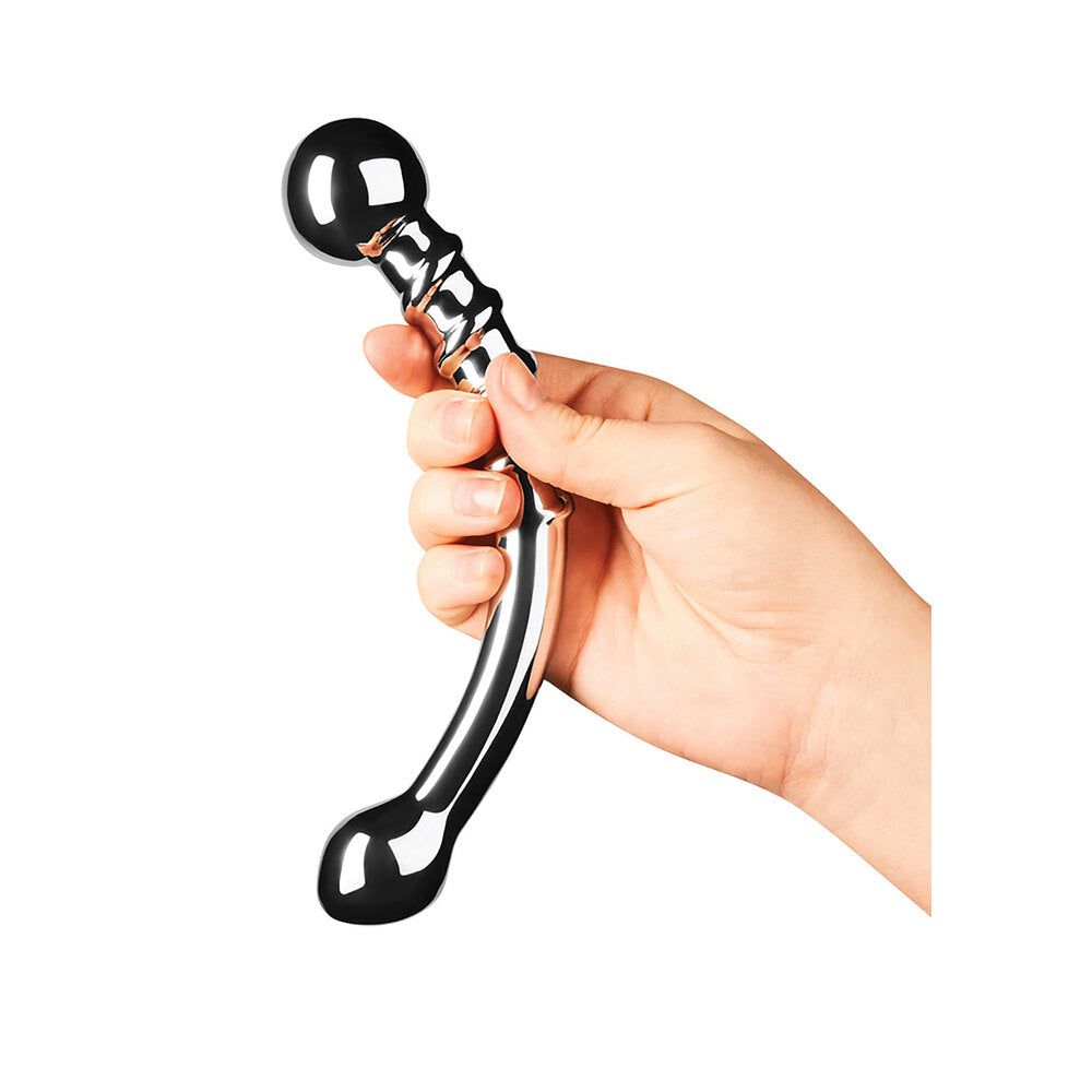 Le Wand Bow Stainless Steel Dildo – Sleek Curved Stainless Steel Dildo > Dildos > Neutral Dildos