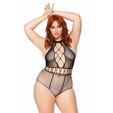 Leg Avenue Seamless Bodysuit UK 14 to 18 > Clothes > Plus Size Lingerie