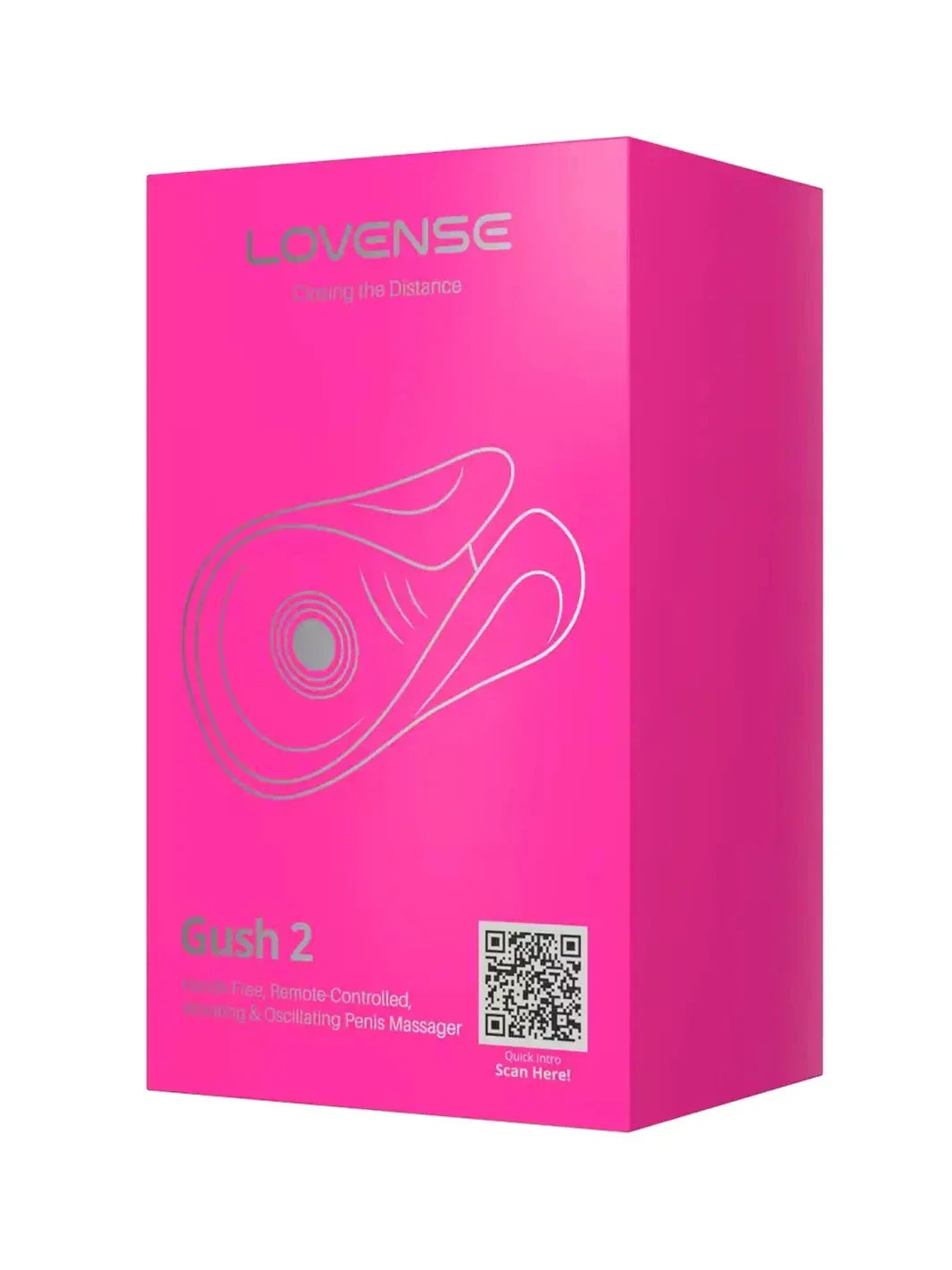 Lovense Gush 2 Rechargeable Waterproof Penis Ring Vibrator with Quiet Motor and Long Battery Life > Sex Toys > Couples Toys