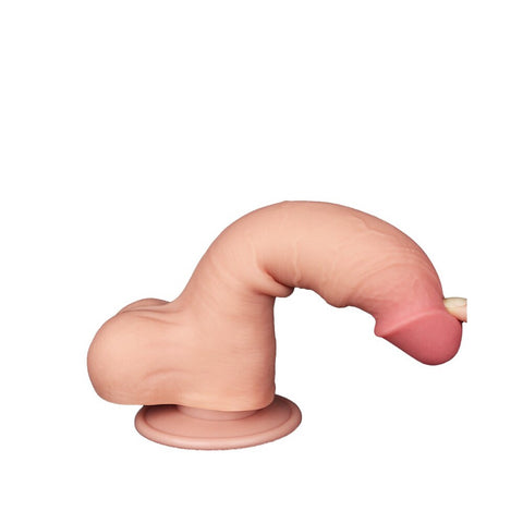 Lovetoy Sliding Easy Bend Skin Dildo 8 Inch > Realistic Dildos and Vibes > Realistic Dildos