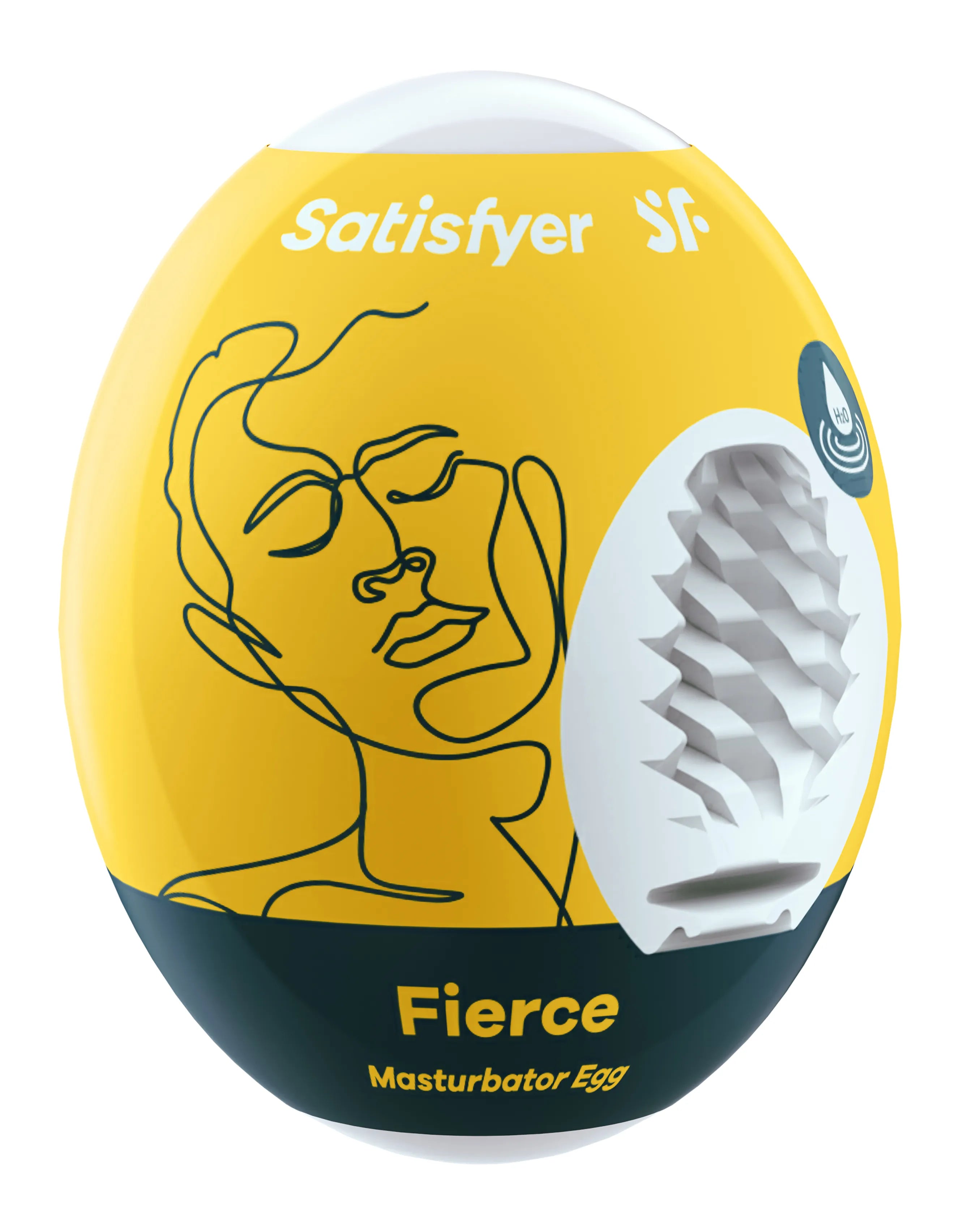 Satisfyer Masturbator Egg Fierce Compact Travel Size Masturbator > Sex Toys For Men > Masturbators Cup