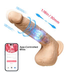 Luis Realistic Thrusting Dildo – App Controlled 8.5 Inch Silicone Toy > Dildos > Thrusting Dildos