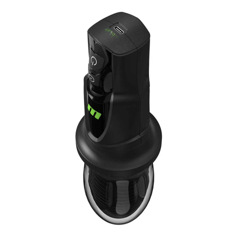M For Men 3rd Base Oral Stroker Black Ergonomic Handle Adult Intimacy Toy > Sex Toys For Men > Masturbators > Vibrating