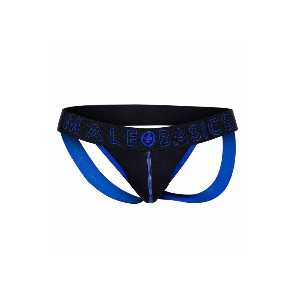 Male Basics Neon Jock (Blue) – Men's Underwear Jockstrap > Sexy Briefs > Male