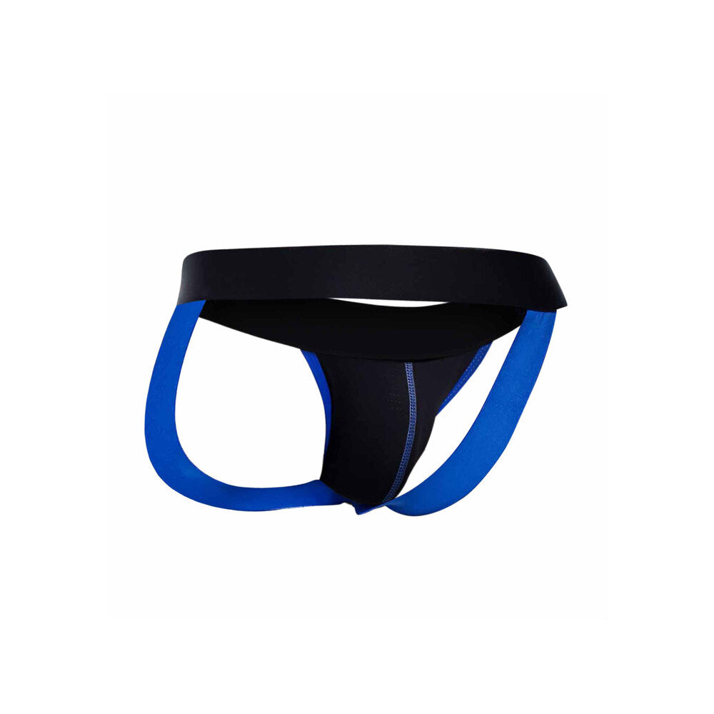 Male Basics Neon Jock (Blue) – Men's Underwear Jockstrap > Sexy Briefs > Male