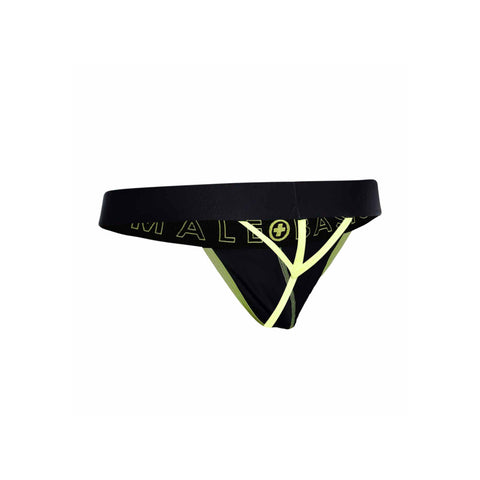 Male Basics Neon Thong (Yellow) – Men's Underwear > Sexy Briefs > Male
