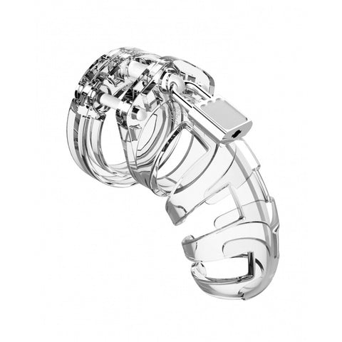 Man Cage 02 Male 3.5 Inch Clear Chastity Cage Default Title > Bondage Gear > Male Chastity